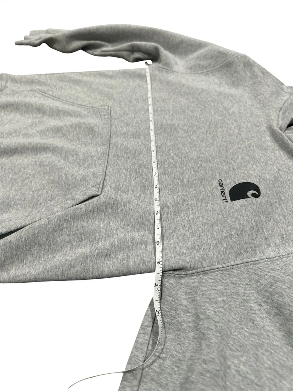 Carhartt Kids Gray Hoodie Youth Extra Large 18 20 Pullover Sweatshirt